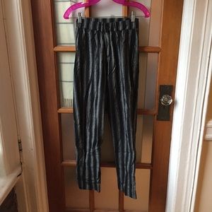 Brandy Melville grey pinstripe pants